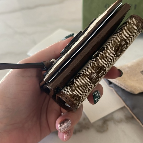 New Authentic GUCCI BALENCIAGA Collab Wallet - Limited Edition! Brown GG Canvas - Picture 11 of 17